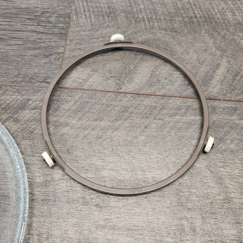 610 Microwave Oven Replacement 10” Turntable Plate With Ring - Picture 3 of 5
